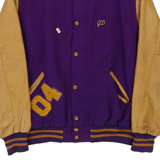 Vintage purple Baker Eaton  Unbranded Varsity Jacket - mens xx-large