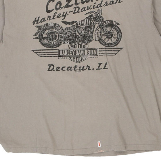 Vintage grey Harley Davidson T-Shirt - mens xx-large