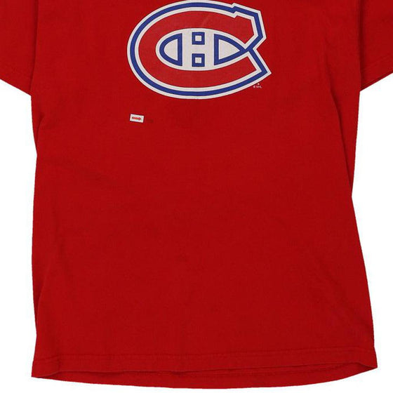 Vintage red Montreal Canadians Reebok T-Shirt - mens large