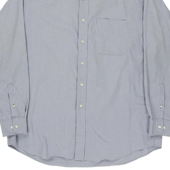 Tommy Hilfiger Checked Patterned Shirt - XL Blue Cotton - Thrifted.com