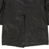 Vintage black Gazzarrini Trench Coat - womens x-large