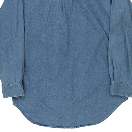 Vintage blue Planet Hollywood Denim Shirt - mens medium