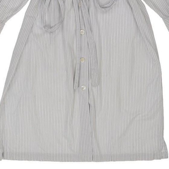 Vintage grey Burberry Shirt Dress - womens medium