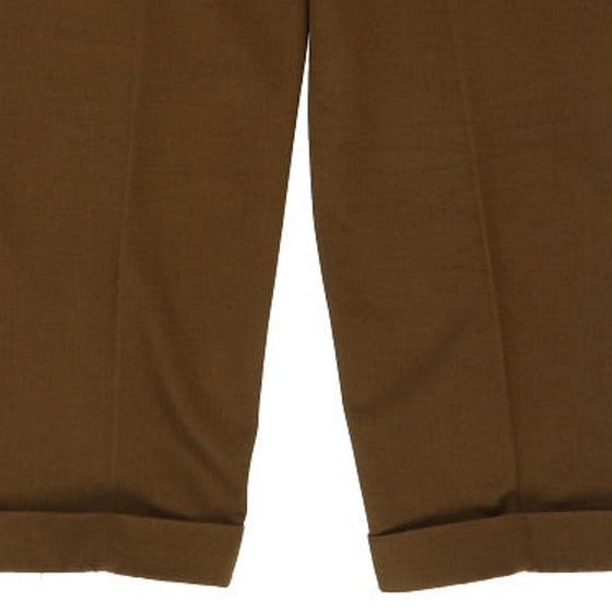 Vintage brown Burberry Trousers - mens 37" waist