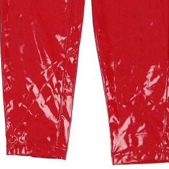 Pre-Loved red Pull & Bear Trousers - womens 27" waist