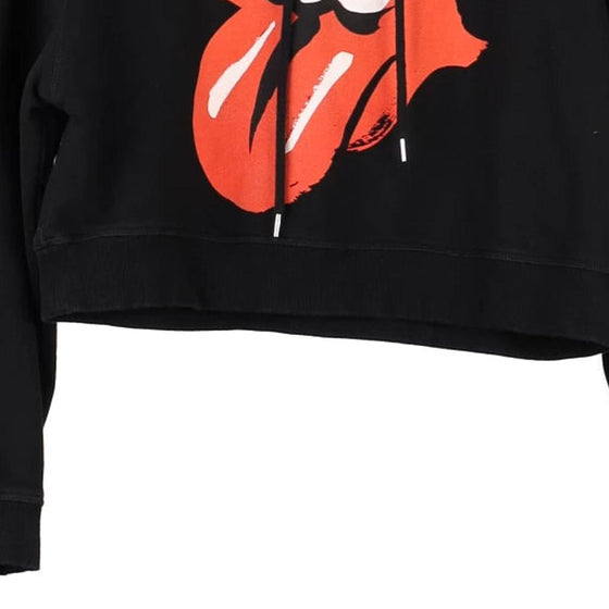 Vintage black The Rolling Stones Stones Hoodie - womens small