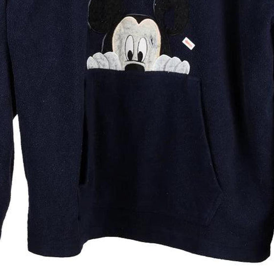 Vintage navy Mickey Mouse Jerry Leigh Fleece - womens x-large