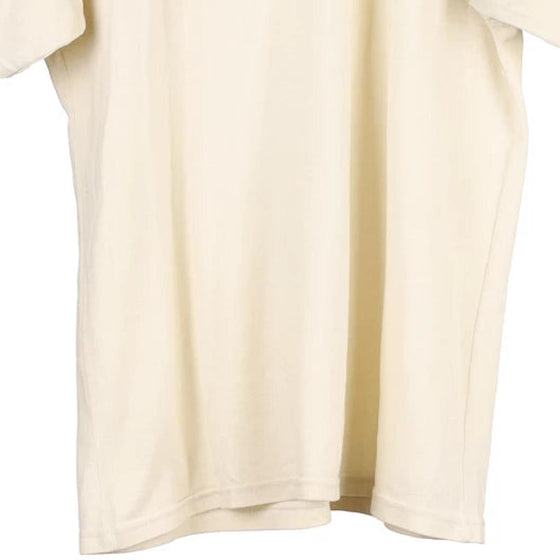 Vintage beige Bootleg Lacoste Polo Shirt - mens medium