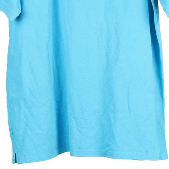Vintage blue Bootleg Napapijri Polo Shirt - mens xx-large