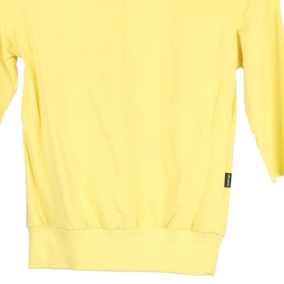 Vintage yellow Bootleg Moschino T-Shirt - womens small