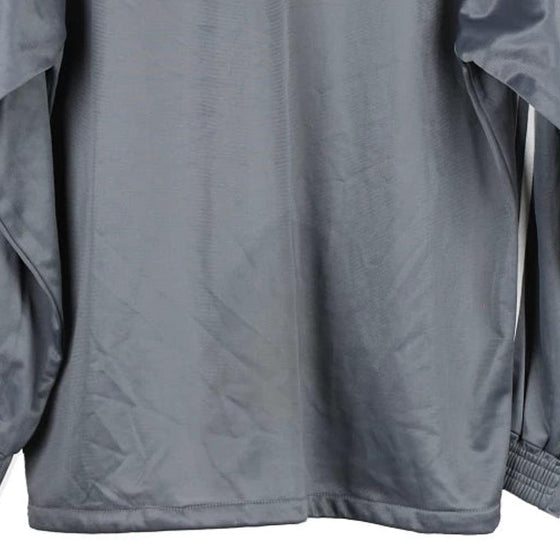 Vintage grey Bootleg Adidas Track Jacket - mens large
