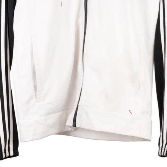 Vintage black & white Adidas Track Jacket - mens medium