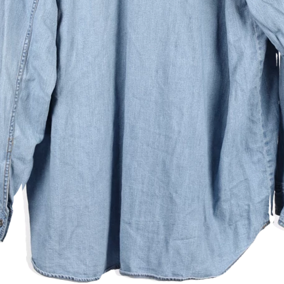 Vintage blue Levis Denim Shirt - mens medium