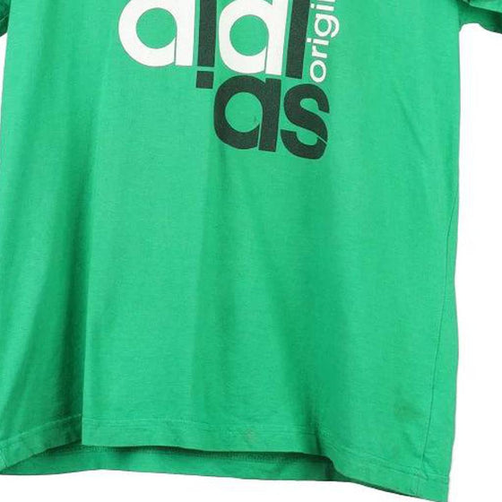 Vintage green Adidas T-Shirt - mens medium
