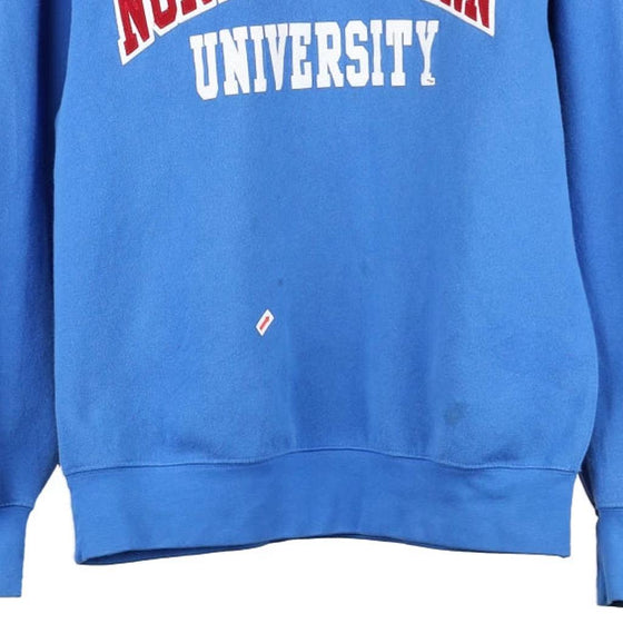 Vintage blue North Eastern University Jansport 1/4 Zip - mens medium