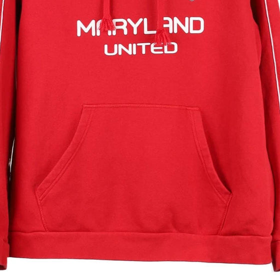 Vintage red Maryland United FC Adidas Hoodie - womens x-large