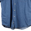 Vintage blue Speedway Super America Wrangler Denim Shirt - mens large