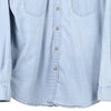 Vintage light wash Wrangler Denim Shirt - mens small