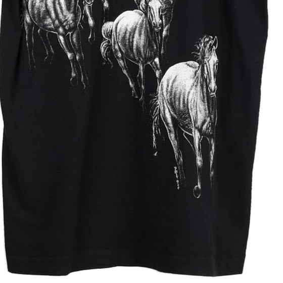 Vintage black Buffalo T-Shirt - mens large
