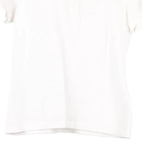 Vintage white Lacoste Polo Shirt - womens medium