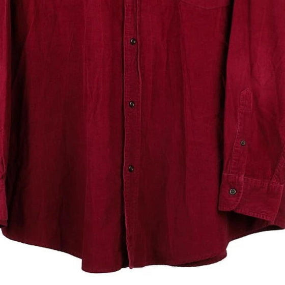 Vintage red Club Room Cord Shirt - mens x-large