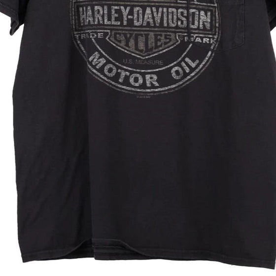 Vintage black Kenosha, WI Harley Davidson T-Shirt - womens medium