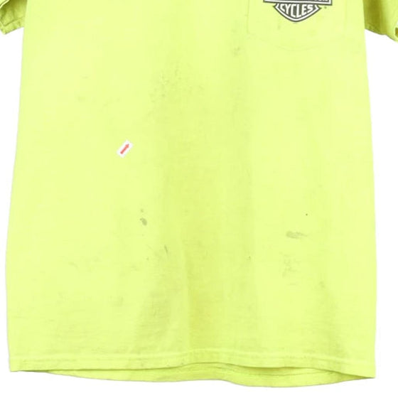Vintage yellow Appleton, WI Harley Davidson T-Shirt - mens medium