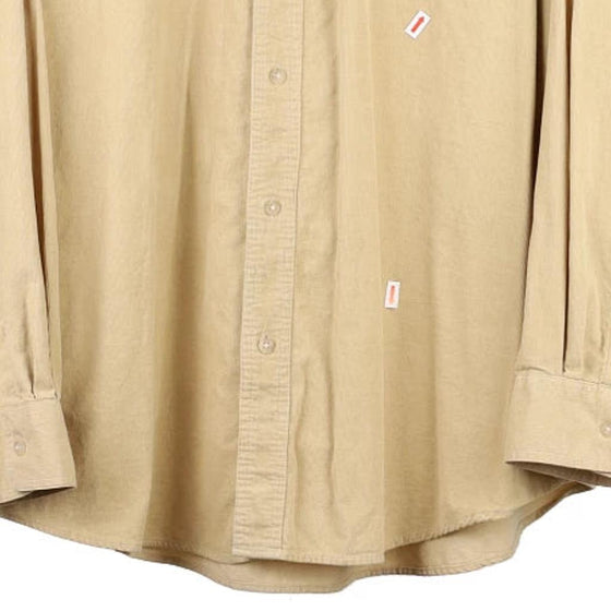 Vintage beige Chaps Ralph Lauren Cord Shirt - mens x-large