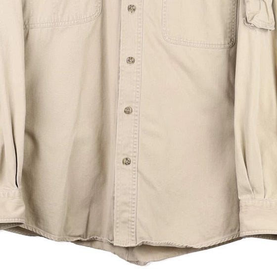 Vintage beige Woolrich Flannel Shirt - mens large
