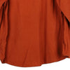 Vintage orange Black & Brown Cord Shirt - mens x-large