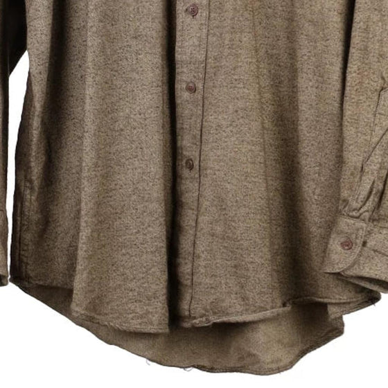 Vintage brown Chaps Ralph Lauren Flannel Shirt - mens large