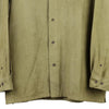 Vintage green Consensus Cord Shirt - mens x-large