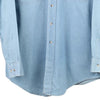 Vintage blue Texas Longhorns Vantage Denim Shirt - mens medium