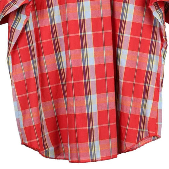 Vintage red Wrangler Short Sleeve Shirt - mens x-large