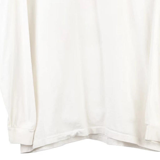 Vintage white Caribbean Soul Long Sleeve T-Shirt - mens x-large