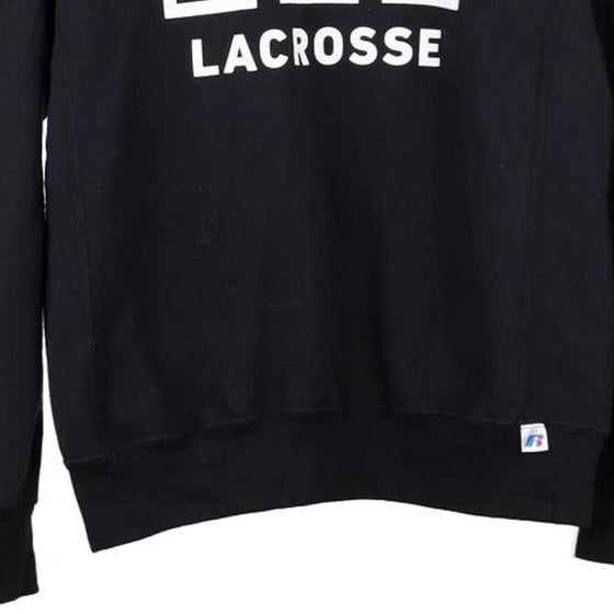 Vintage black ESU Lacrosse Russell Athletic Sweatshirt - mens medium