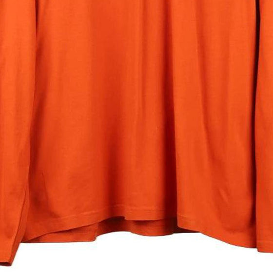 Vintage orange Ralph Lauren Long Sleeve T-Shirt - mens x-large