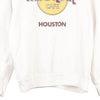 Vintage white Houston Hard Rock Cafe Sweatshirt - mens large