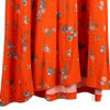Vintage orange Rainbow Midi Dress - womens small