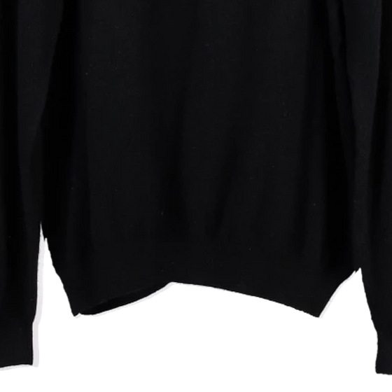 Vintage black Neiman Marcus Long Sleeve Polo Shirt - mens xx-large