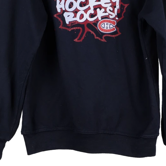 Vintage blue Montreal Canadiens Nhl Hoodie - mens medium
