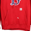 Vintage red Boston Red Sox 2007 Stitches Hoodie - mens medium
