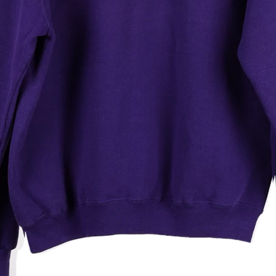 Vintage purple LHS Russell Athletic Sweatshirt - mens large