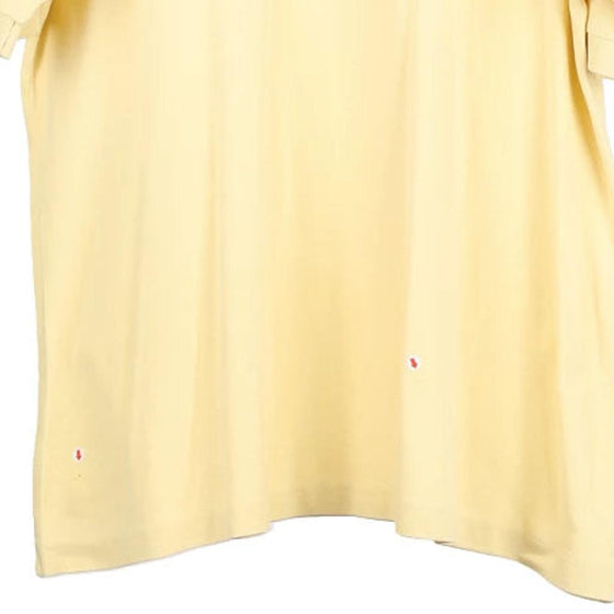 Vintage yellow Belfe Polo Shirt - mens x-large