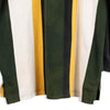 Vintage block colour Green Bay Packers Logo 7 Rugby Shirt - mens x-large