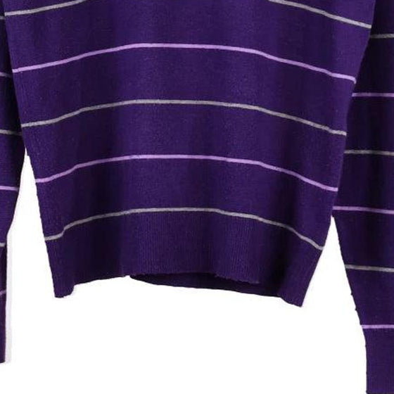 Vintage purple Bootleg Fred Perry Jumper - womens large