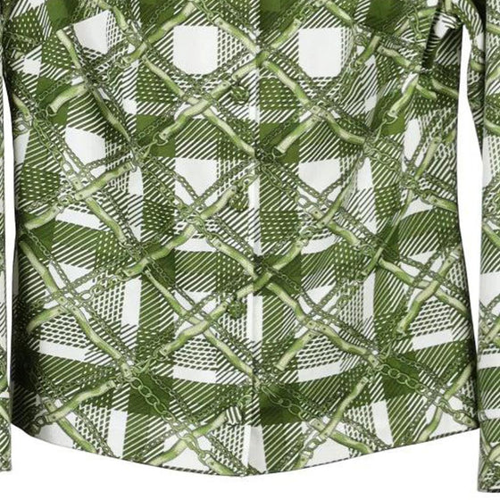 Vintage green Trevira Shirt - womens medium