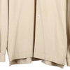 Vintage beige Kappa Long Sleeve Polo Shirt - mens x-large