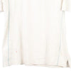 Vintage white Bootleg Sergio Tacchini Polo Shirt - mens large