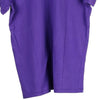 Vintage purple ACF Fiorentina Lotto T-Shirt - mens large